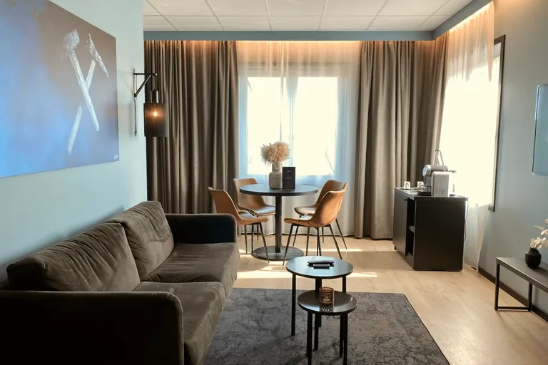 Forsidebilde til innlegget som viser et hotellrom ved Clarion Collection Hotel Kongsberg