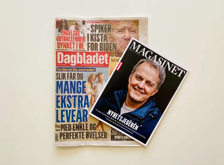 Forsidebilde til innlegget som viser Dagbladet avis og magasin
