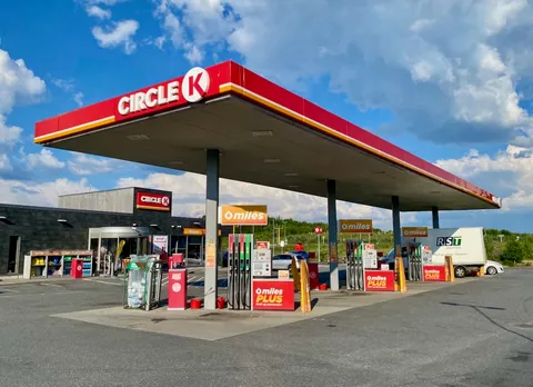Bilde av en Circle K stasjon