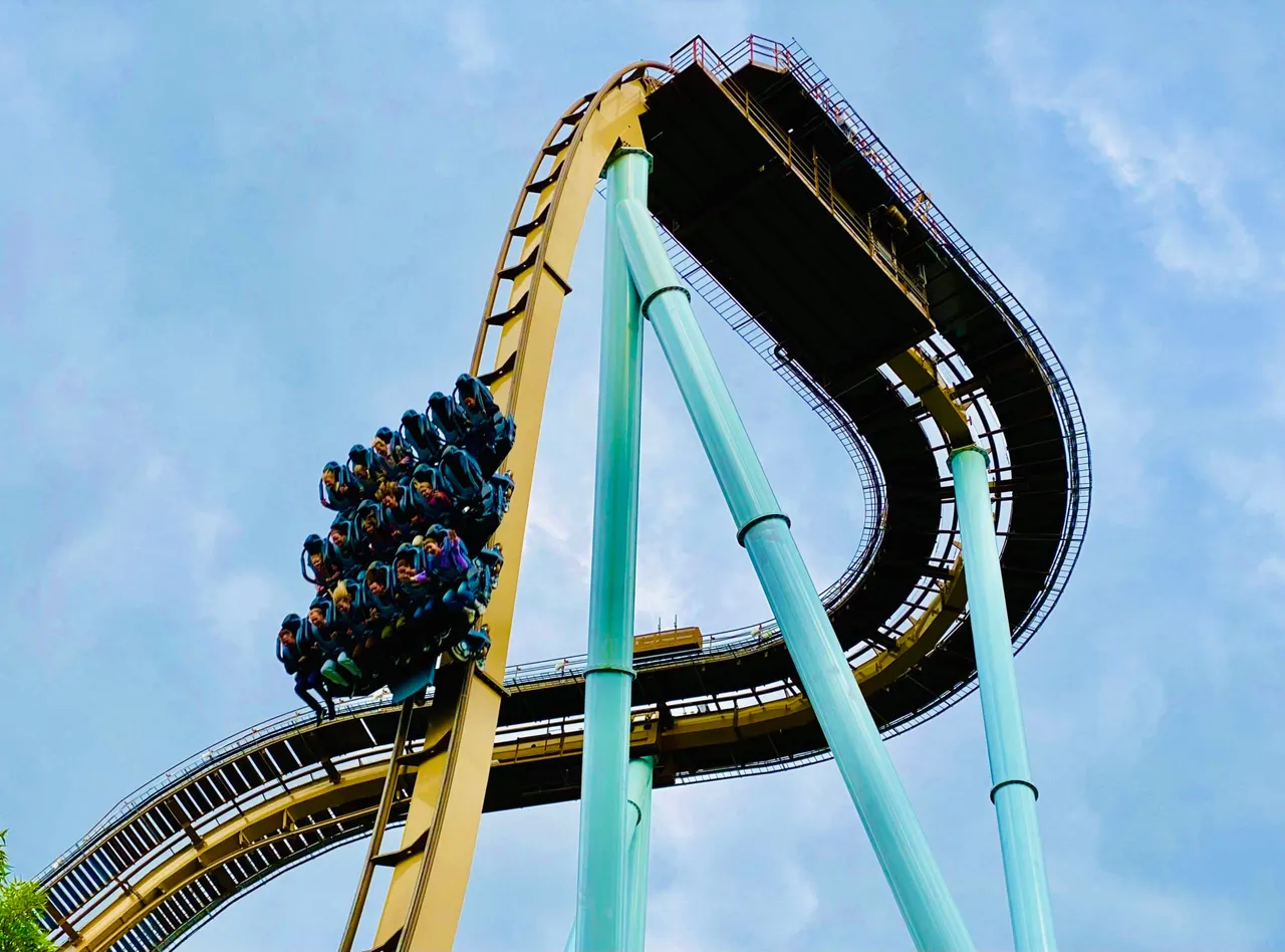 Bilde av berg og dalbane på fornøyelsesparken Liseberg